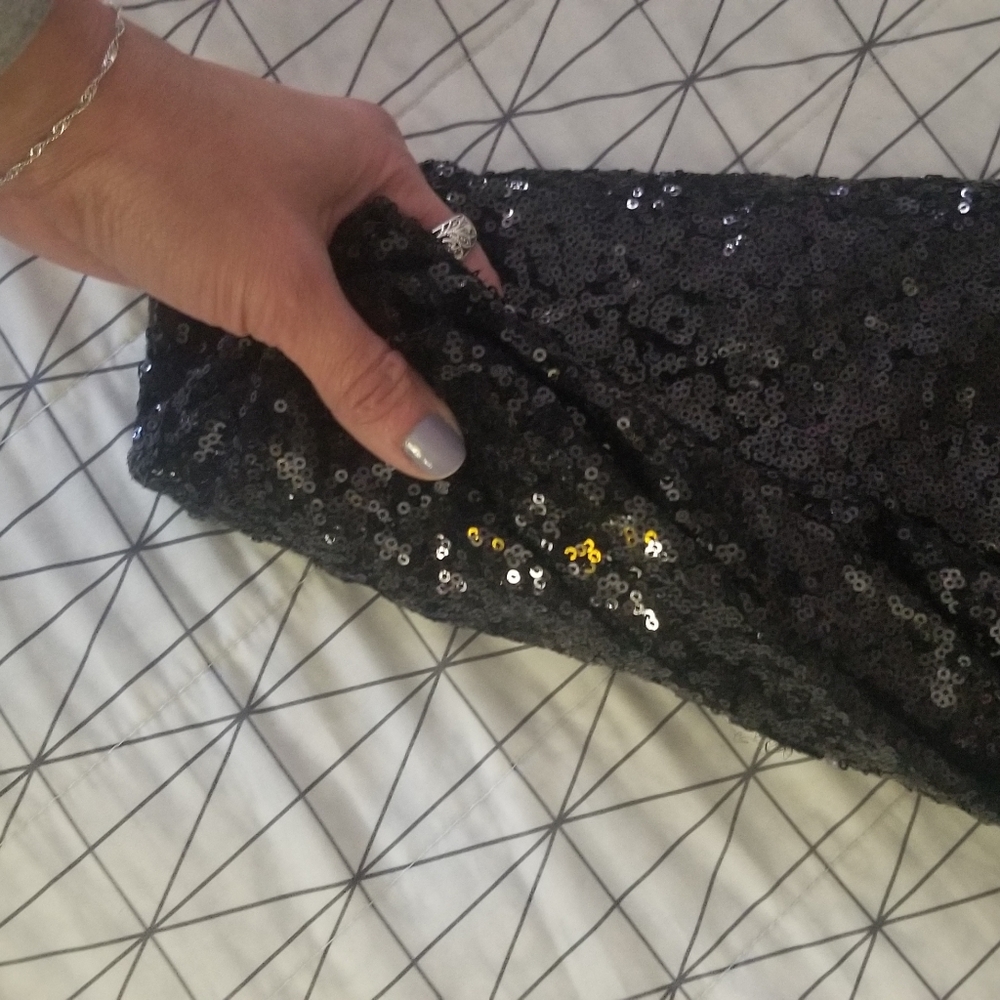 Sequin Pencil Skirt
